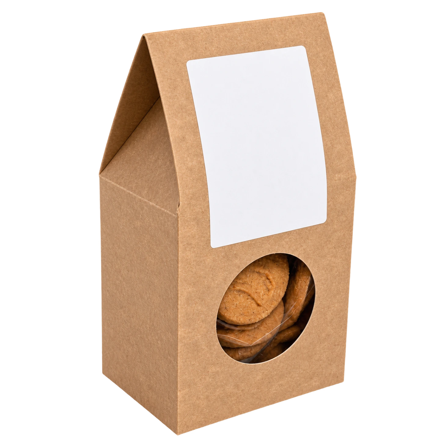 Kraft cookie box with 130 grams of artisanal cookies