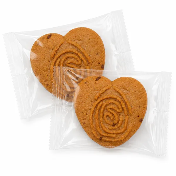 [K018.V1-WEB] Hartjes chocolade - per stuk verpakte koekjes