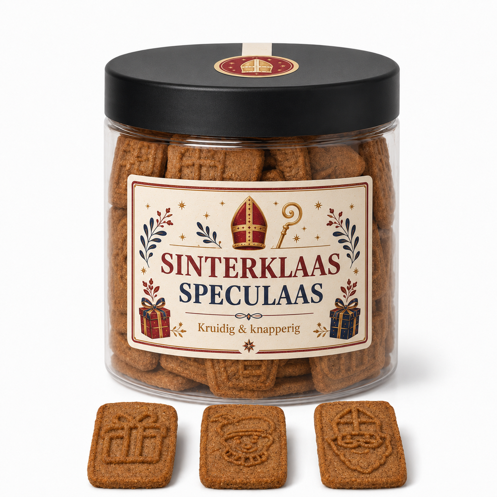 [K121.P1-WEB] Sinterklaas – Potje speculaaskoekjes 180 gram